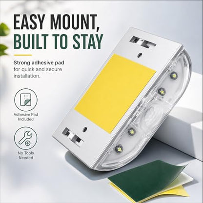 Sourcingbay Motion Sensor Keyhole Light for Door Locks, Silver