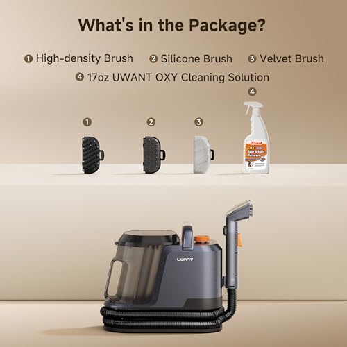 Uwant 18Kpa Carpet Cleaner Machine with Pet Pro Cleaner&Tools Set of 1 - color: Blue-Gold