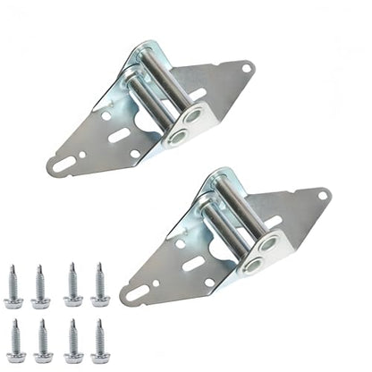 2 Packs Garage Door Hinges #2, 14 Gauge Steel Heavy Duty Hinge - size: 2