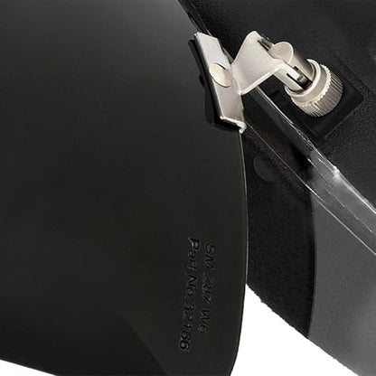 Sellstrom DP4 Face Shield - Lightweight Mask with High Impact Crown & Ratchet Headgear for Work, Grinding, Plasma/Flame Cutting - ANSI Z87.1 - Clear Anti Fog Polycarbonate Window - UV/IR Flip Up Visor - style: Shade 6 Infrared Visor W/ Chinguard