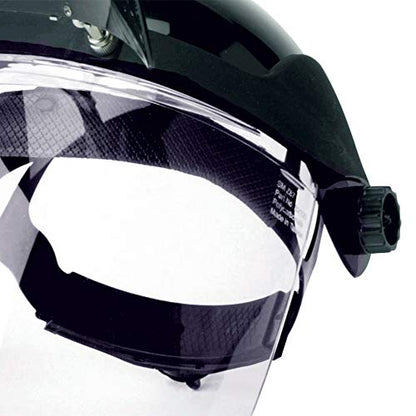 Sellstrom DP4 Anti-Fog Clear Tint Face Shield & Flip-Up IR Visor ANSI Z87.1 - style: Shade 5 Infrared Visor