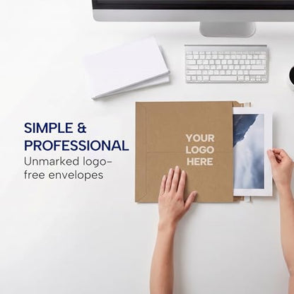 Tape Logic 6 x 6' Stayflats Brand Rigid Flat Mailers, Kraft (Pack of 200) Photo Document Mailers, Peel & Seal Closure, Tear Strip Easy Opening. - size: 6" x 6"