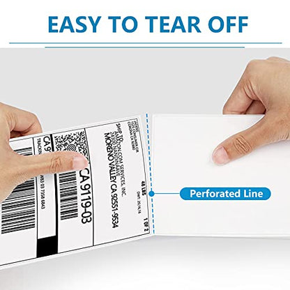 JADENS Thermal Labels, 500pcs 4×6 Shipping Labels - color: Whitel