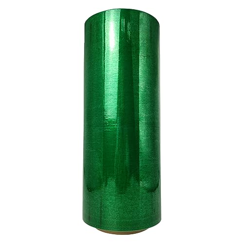 Green Plastic Wrap Stretch Film 12”×1000ft 80 Gauge Industrial Moving Wrap - color: Green 1