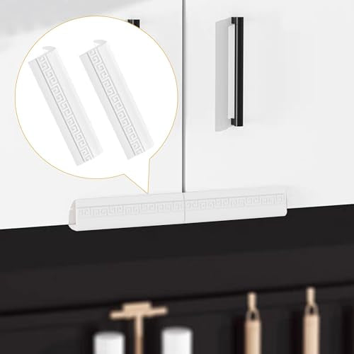 8PCS Baseboard Corner Protectors - Self Adhesive Silicone Safety Corner Protectors, Baby Proofing Edge Guard Cushion for Furniture Wall Base & Edges - Popular Home Childproofing Accessory