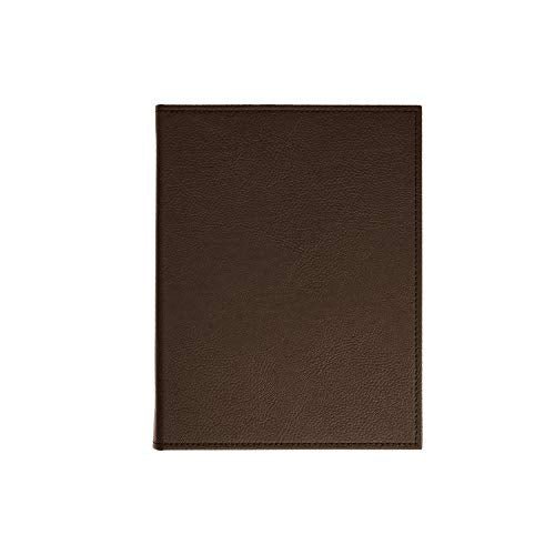 Menu Covers Made of Premium Faux Leather (10-Pack) - 8.5" X 11" - 2 Views - Brown - color: Brown, size: 2 Views