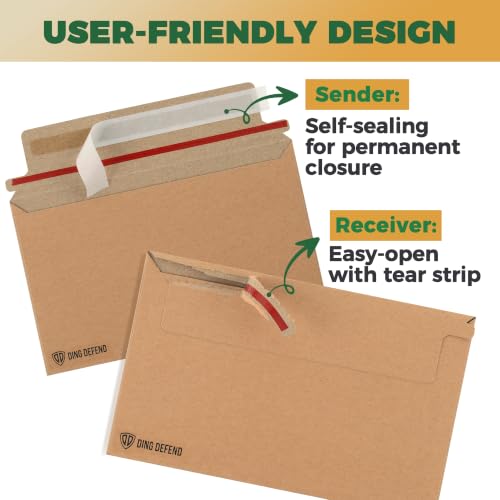 Card Shipping Envelopes 510 Pack - 7 x 4.35 Inches Trading Cards Mailers - color: Kraft - 510 Pack