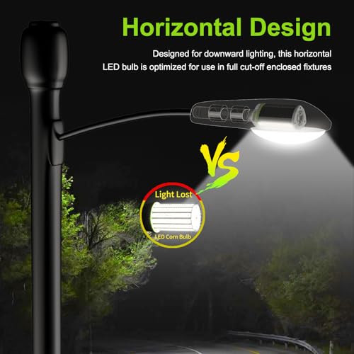 Horizontal Mount 120W LED Corn Light Bulb with Rotatable E39 Mogul Base