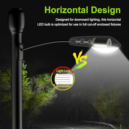 Horizontal Mount 120W LED Corn Light Bulb with Rotatable E39 Mogul Base