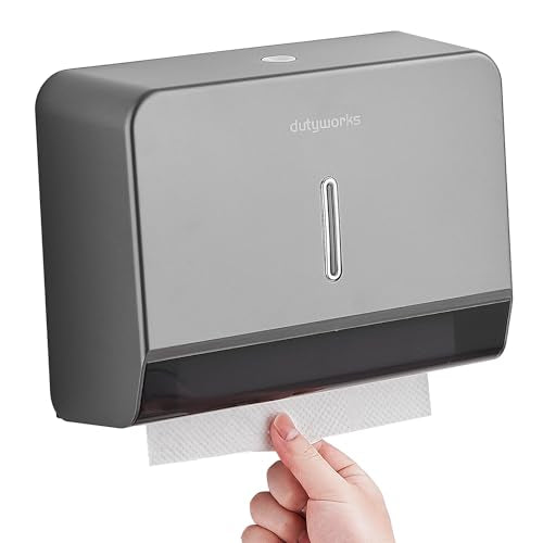 Paper Towel Dispenser Wall Mount, 200-Sheet, Gray - color: 5853-gray
