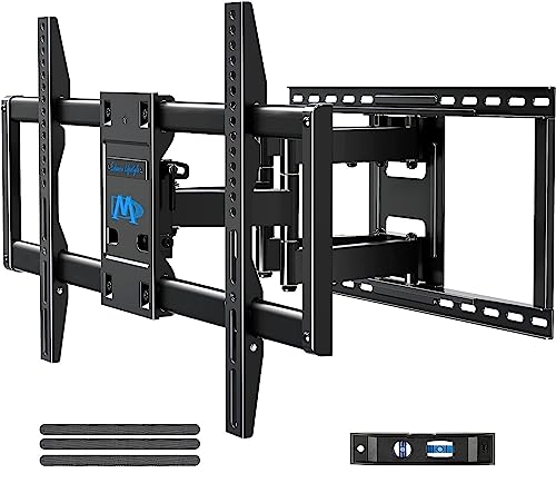 Mounting Dream TV Wall Mount TV Bracket for Most 42-90 Inch TV, Pre-Assembled Full Motion TV Mount with Articulating Arms, Max VESA 800x400mm 132 lbs. Loading, Fits 16", 18", 24" Studs, MD2298-XL - size: For 42"-90" TV, 24" Studs