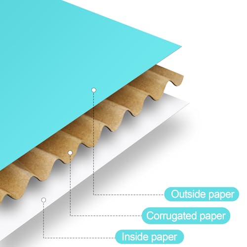 Spakon 50 Packs Shipping Boxes, Cardboard, Blue, 9 x 6 x 2.36inches - color: Blue, size: 9 x 6 x 2.36 Inches