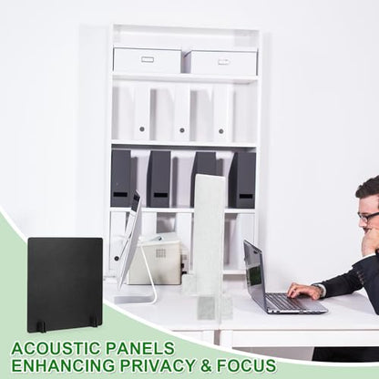 PATIKIL Desk Dividers 24" x 24",with 4Pcs Support Feet, Black Style B - color: Black Style B, size: 24" x 24"
