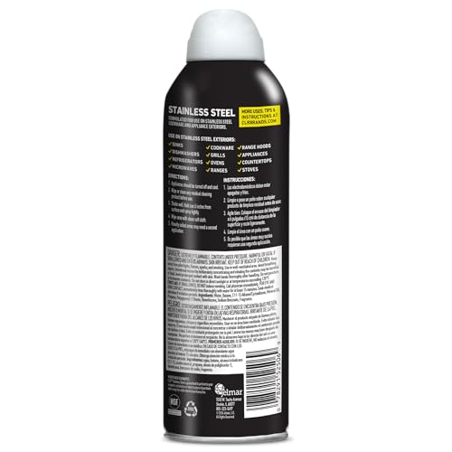 CLR Brands Spot Free Stainless Steel Cleaner, 12 oz. Spray Can