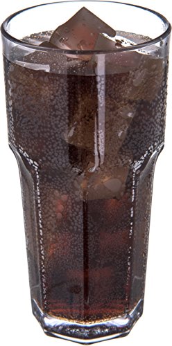 Carlisle FoodService Products Louis Tall Tumbler for Restaurants, Catering, Kitchens, Plastic, 14 Ounces, Clear - size: 14 Ounces, style: 1 Pack