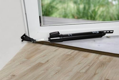 Wright Products EZ-Hold Heavy Duty Pneumatic Storm Door Closer, Black - color: Black