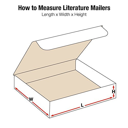 Box USA Mailer Boxes Small 10"L x 10"W x 4"H 50-Pack - Corrugated Cardboard Box for Shipping, Moving, Mailing, Packing, Packaging and Storage - size: 10x10x4" 50-Pack White