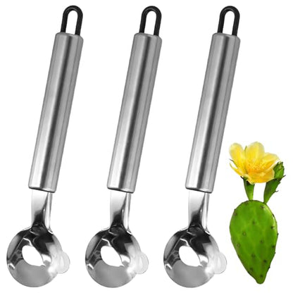 3 PCS Cactus Peeler Tool, Multifunctional Cactus Peeling Knife Tool, 7.48x1.81in Ergonomic Design, Easy to Clean, Suitable for Cooking Cactus Noodles in the Kitchen
