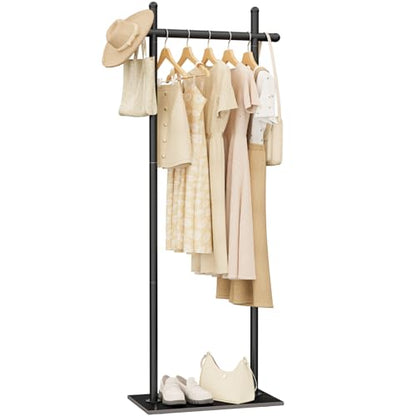 Industrial Clothes Racks,Metal Garment Trees,68.9in,Black,Small - color: Black, size: 19.7*11.8*68.9in