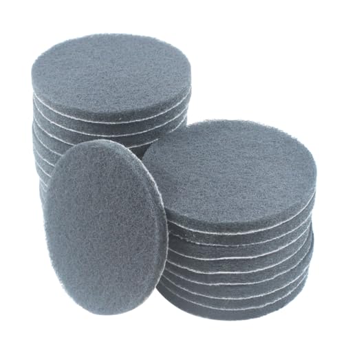 20 Pcs 5" Drill Brush Scrubber Scouring Pads (800#) - style: Grey - 800#