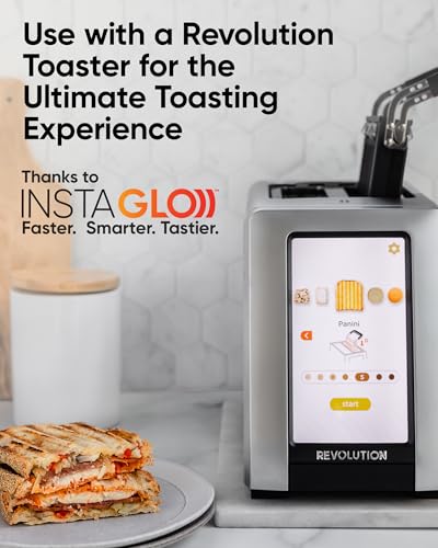 Revolution Toastie Press (Works With All Toasters) Conveniently Toast Delicious Grilled Cheeses, Quesadillas, and Paninis in Your Toaster