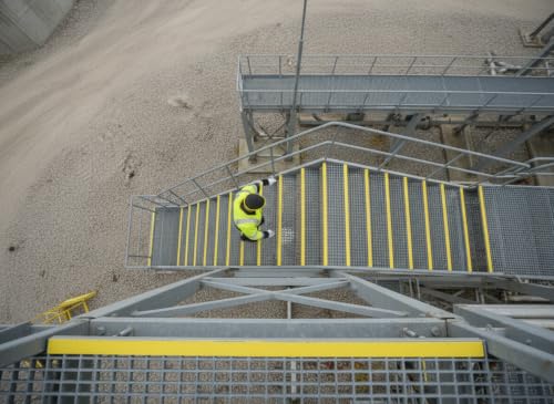 Heskins LLC Yellow Standard Safety Grip Anti Slip Tape (2" x 60ft) - size: 2" x 60ft