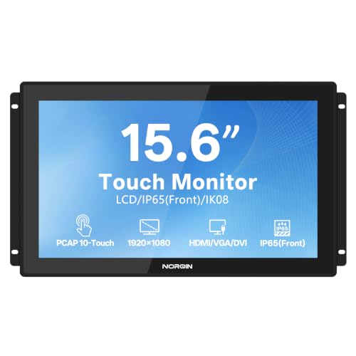15.6 Inch Industrial Touchscreen, Open Frame 1920×1080 IP65 Monitor - size: 15.6 inch(Wide Screen)