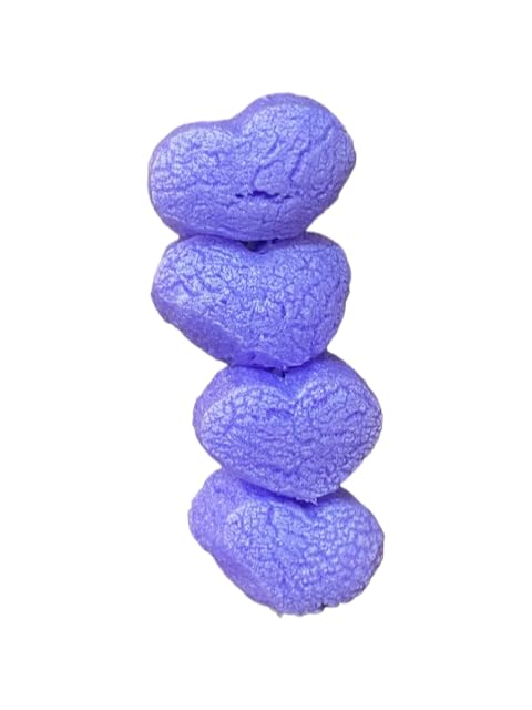 Bubblefast! Brand FunPak Plant Based Biodegradable Packing Peanuts, 1.5 cu ft Bag, Compostable (Purple Hearts) - color: Purple Hearts