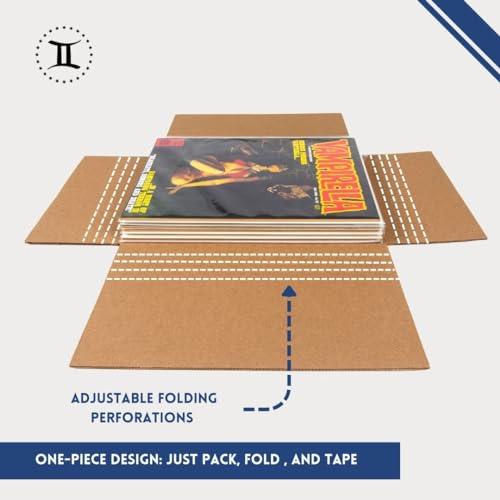 Gemini Magazine and Comic Book Mailers for Shipping (8.5x11x2’’, 50-Pack) - size: 50 mailers only