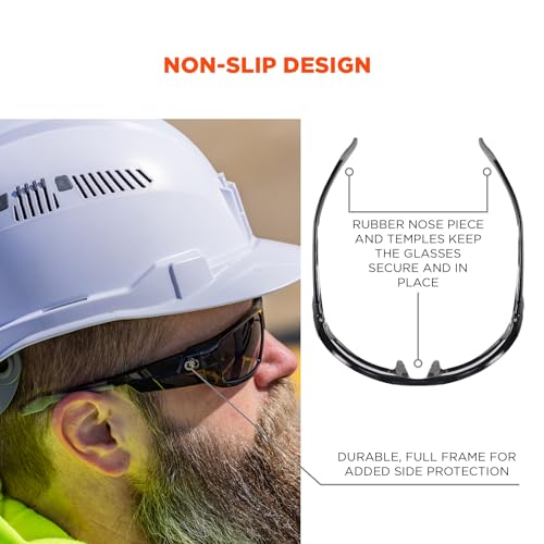 Ergodyne Skullerz Odin Polarized Safety Sunglasses - color: Matte Gray Frame, Polarized Smoke Lens