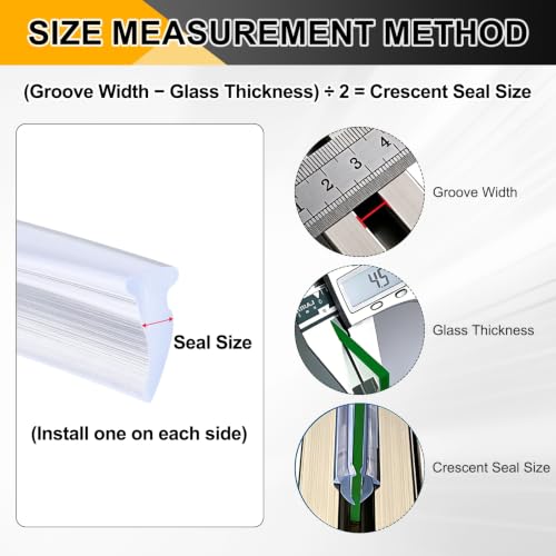 PATIKIL 2Pcs Weather Stripping Door Seal 3/32" Slot, 16.4Ft, Black, PVC - color: Black, size: 3/32" Slot, 16.4Ft