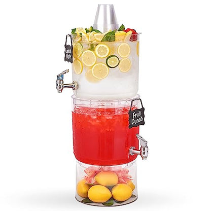 Buddeez Durable 2 Gallon Beverage Dispenser with Stand