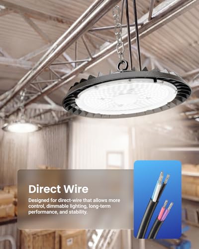 Sunco 6 Pack UFO LED High Bay Light, 150W, 5000K, 21000LM, Dimmable - size: 6 Pack