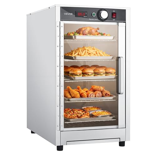 VEVOR Commercial Electric Food Warmer 5 Tier Transparent Single-Door - size: 5 Tier