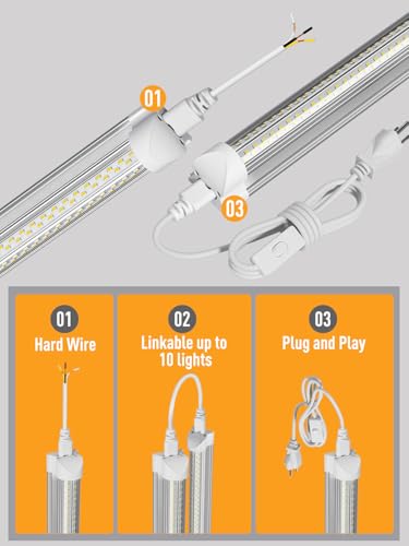 OnlyLux LED Shop Light, 25W 3750LM 6000K Super Bright(6 Pack) - size: 6 Pack