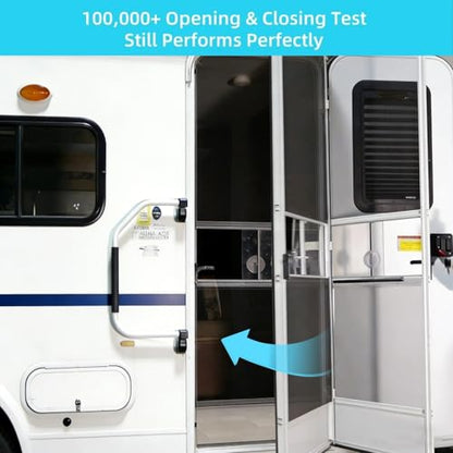 Aluminum RV Screen Door Closer with Spring Keep Mesh Door Closed