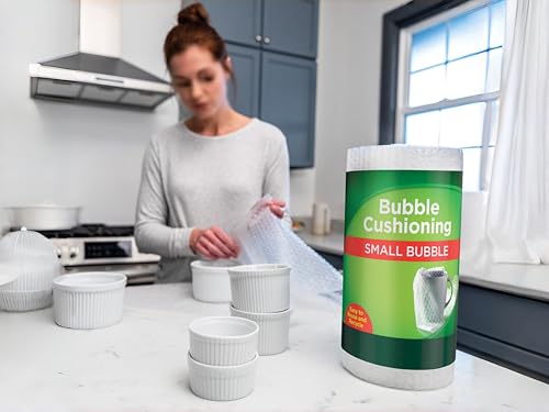 Small Bubble Wrap Roll (3-Pack) - 12" Perforated Self-Sealing for Moving & Storage - size: (3-Pack) - 12"