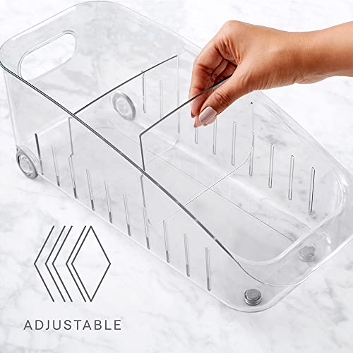 YouCopia RollOut Fridge Drawer 8”, Adjustable Bin Refrigerator Organizer