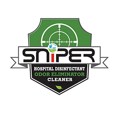 SNiPER Hospital Disinfectant, Odor Eliminator & All-Purpose Cleaner, 1 Gallon, Pallet of 144 Gallons - size: 128 Fl Oz (Pack of 144)