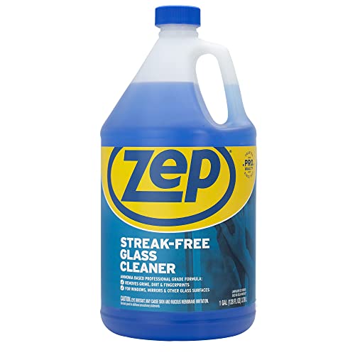 Zep, ZU1120128, Streak-Free Glass Cleaner, 128 ounce - size: 128 Fl Oz (Pack of 1)