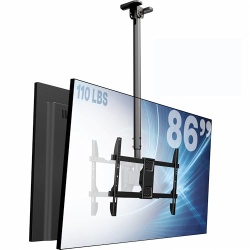 VIVO Back-to-Back Dual TV Ceiling Mount, 43-86 inch Screens, MOUNT-VC286-5 - size: Dual Mount