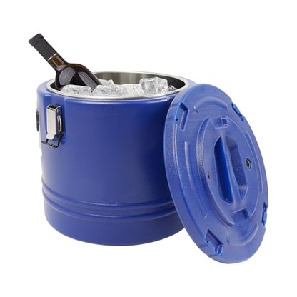 DYNAMI 4.7Gal Insulated Food Container,Hot Soup Transport Container Blue - color: Blue, size: 4.7 Gal