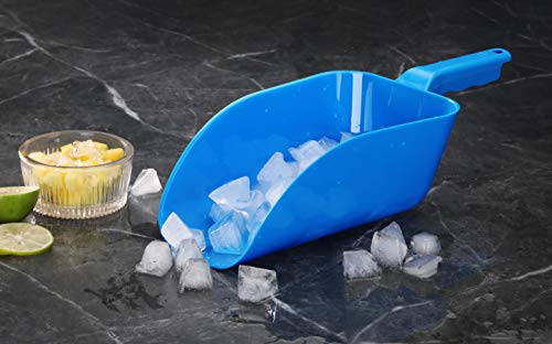 New Star Foodservice Polycarbonate Plastic Utility Ice Scoop, Blue, 64 oz - color: Blue, size: 64 oz.
