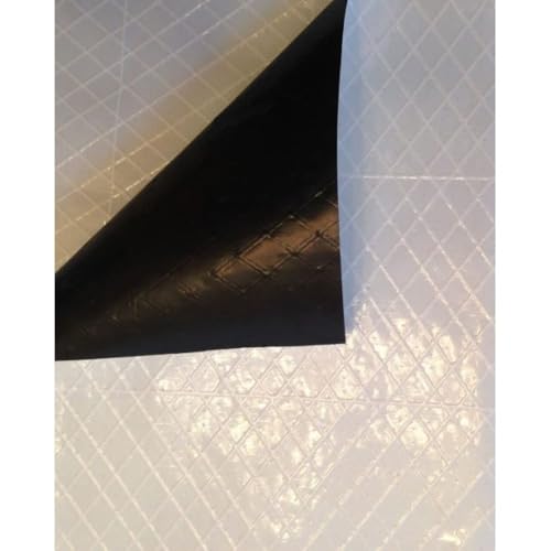 Farm Plastic Supply - String Reinforced Silage Cover Black/White - 12 Mil - Heavy Duty Polyethylene Plastic for Silage, Bunker Cover for Farming, Agriculture (30' x 10') - size: 30' x 10'