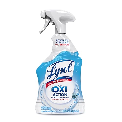 LYSOL OXI Action Bathroom Cleaner Spray, Disinfectant Spray, 32 oz - style: Hydrogen Peroxide