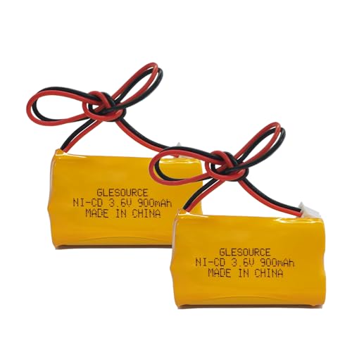 3.6V 900mAh AA Ni-Cd Exit Sign Emergency Light Battery, Replacement for Dantona CUSTOM-318 OSA230, Unitech LEDR-1 6200RP, Lowes 253799, Exitronix 10010037 (2 Pack) - color: 2Pack 3.6V 900mAh