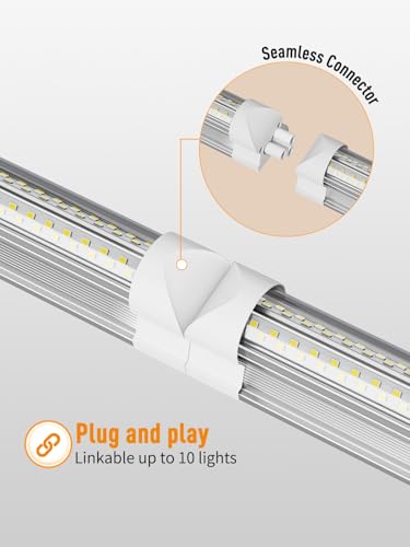 OnlyLux LED Shop Light, 25W 3750LM 6000K Super Bright(6 Pack) - size: 6 Pack