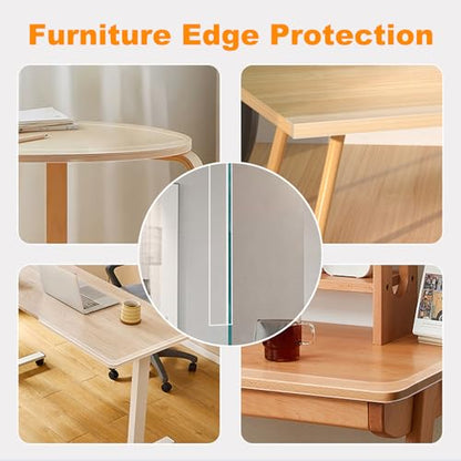 CHENYA Corner Protectors Baby Proofing,Clear Edge Protector Strip,13.12 FT - size: 1.57in x 13.12FT