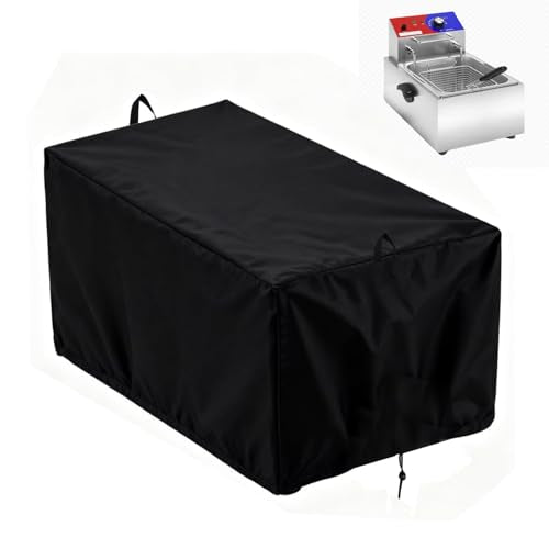 Cover Compatible with HTTSICHI Deep Fryer -12 L, 420D Waterproof Electric Deep Fryer Cover, Mini Fryer Covers, 17.3"D x 11"W x 12.3"H, SZ-ZL-BT - size: For HTTSICHI : 17.3"D x 11"W x 12.3"H