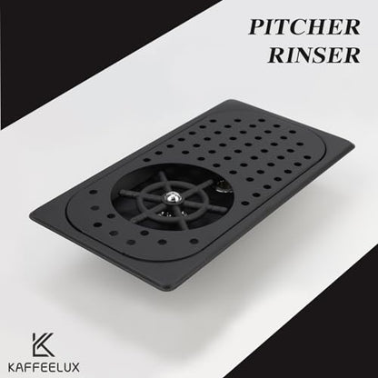 Pitcher Washer, Espresso Washer, Drainage and Drip Tray Stainless Steel Bar Glass Washer is The Sink, and The Cup Spray Washer is The Home Kitchen Hotel Cafe Restaurant (Black) - color: Black
